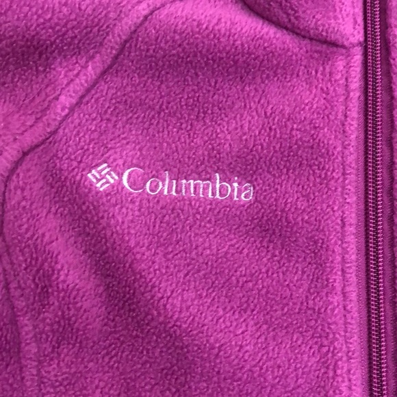 HOST PICK Columbia Fleece Zip up size 4/5 - Picture 3 of 3